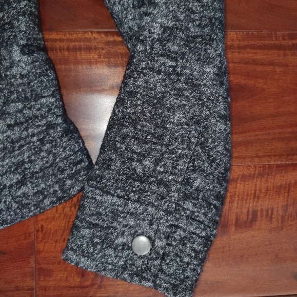 Loft Cropped Boiled Wool Jacket - Picture 4 of 7